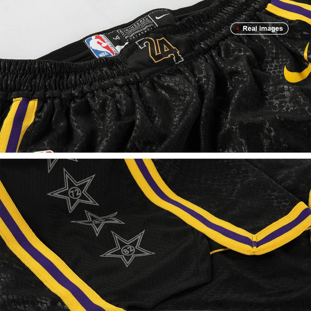 Men's Los Angeles Lakers Black Swingman Short - City Edition-Pro Kit Vault | Brand New 26/27 Sports Jerseys